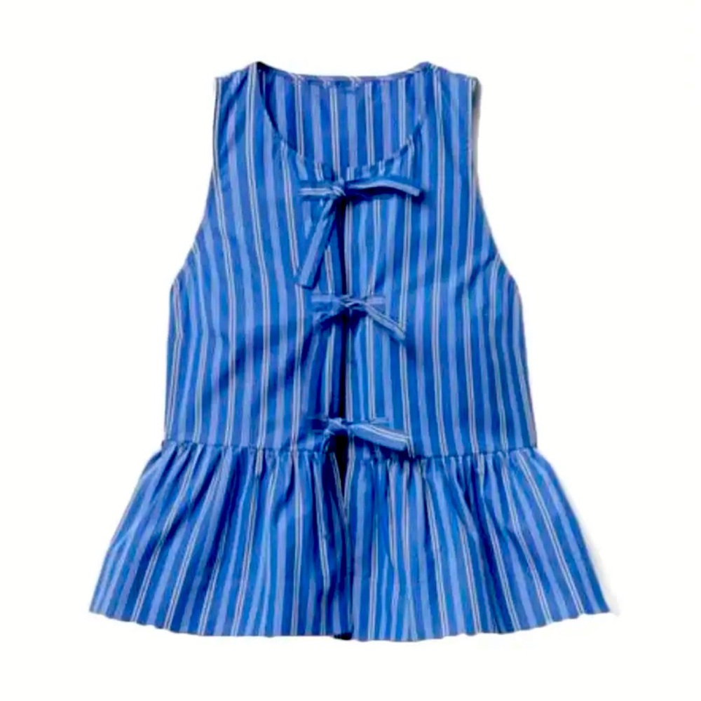Vibrant Striped Print Blouse